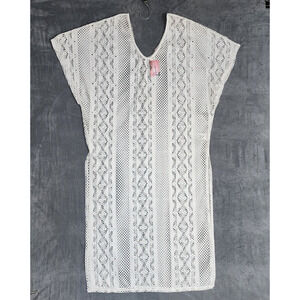 Penti Mallorca Kaftan Swim Cover Up Swim Dress White Lace Size Small/Medium